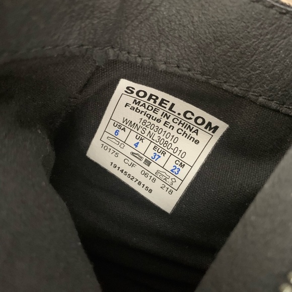 New Sorel Lolla Suede Leather Black Booties - Picture 11 of 13